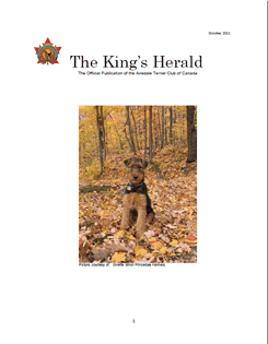 Click here to download the October, 2011 issue of The King's Herald.