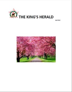 Click here to download the Spring 2014 issue of The King's Herald.