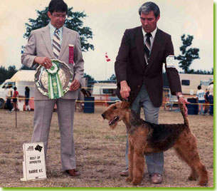 Ron Ditner and Stoneridge Tairecote, photo courtesy of Ron Ditner